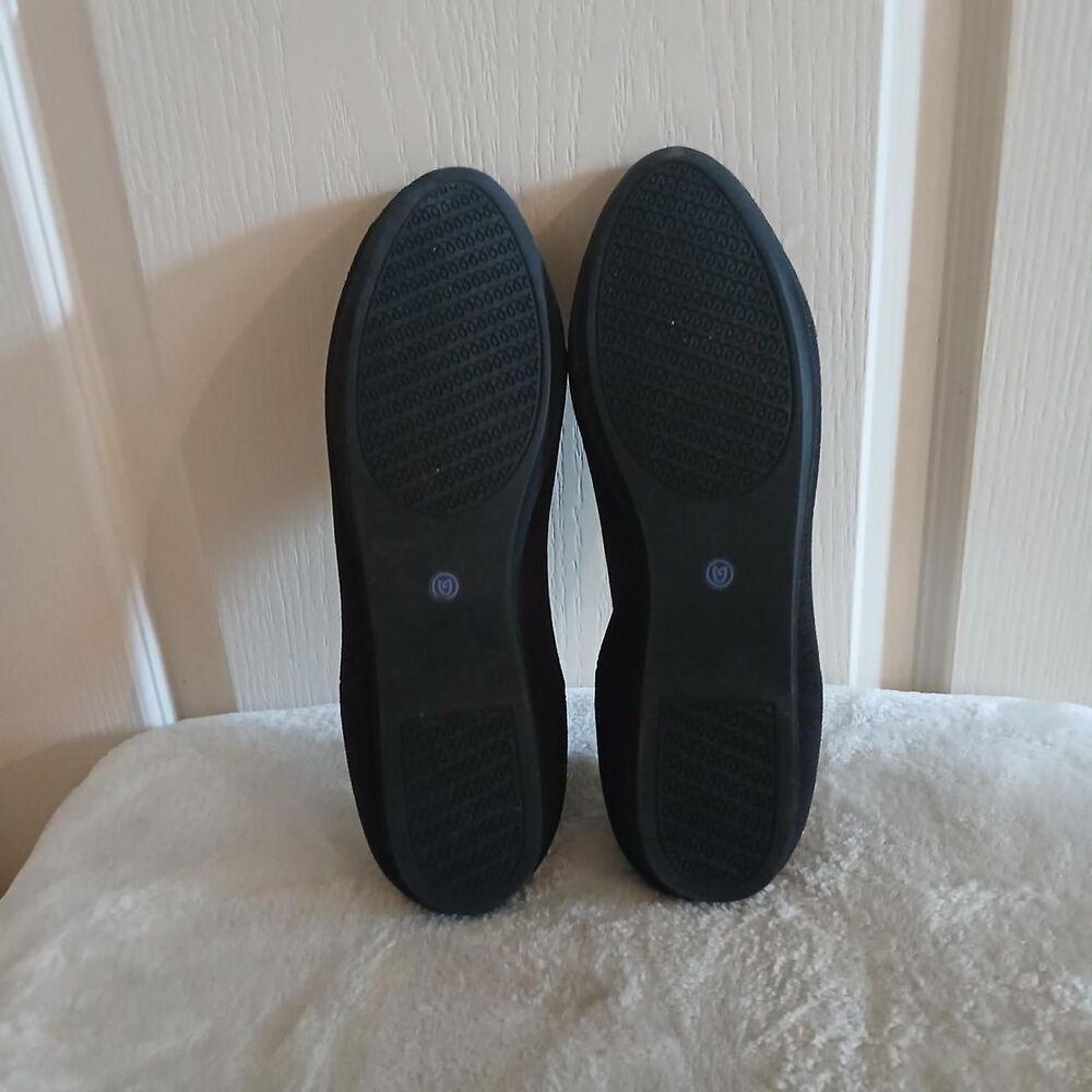 Rothy's The Flat Round Toe Black Ballet Flats Size 10.5 Classic Minimalist Basic - Picture 8 of 8